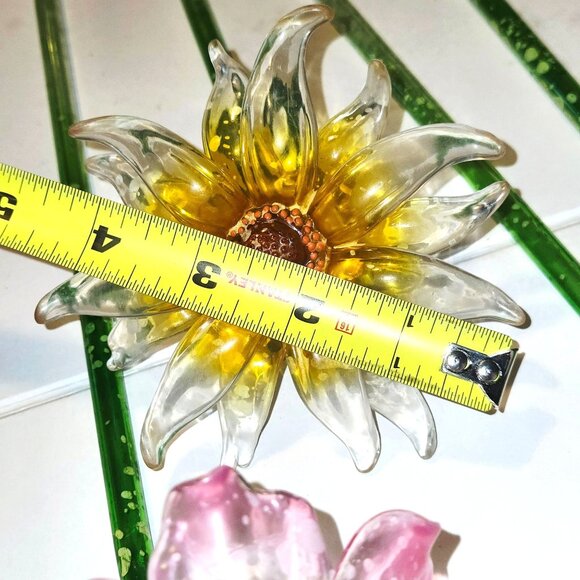 ACRYLIC Long Stems Flowers Set Of 6 - Picture 6 of 7